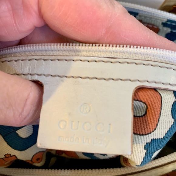 Gucci Guccissima Off White Leather Gg Canvas Tote - Picture 13 of 13